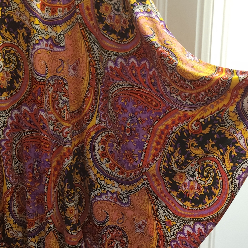 Laura Plus Batwing Top. Paisley. Size 1x. Preloved. - Picture 4 of 7